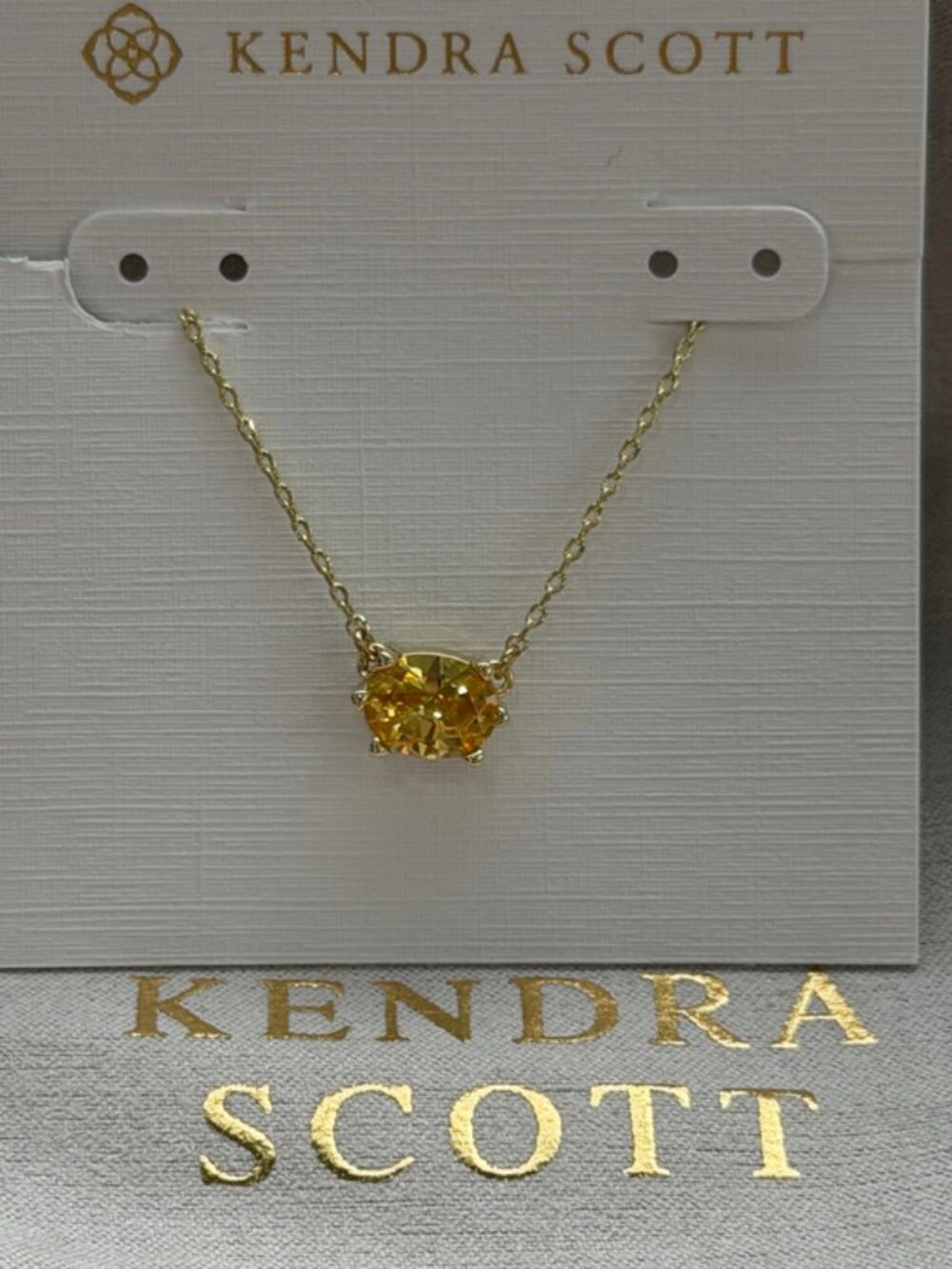 Kendra Scott Gold Pendant Necklace